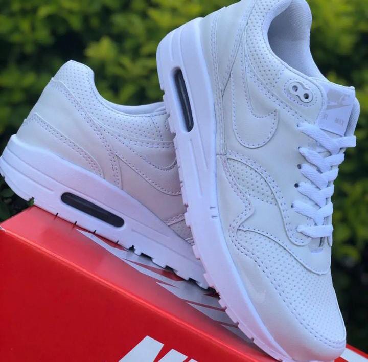 Nike air best sale couro branco